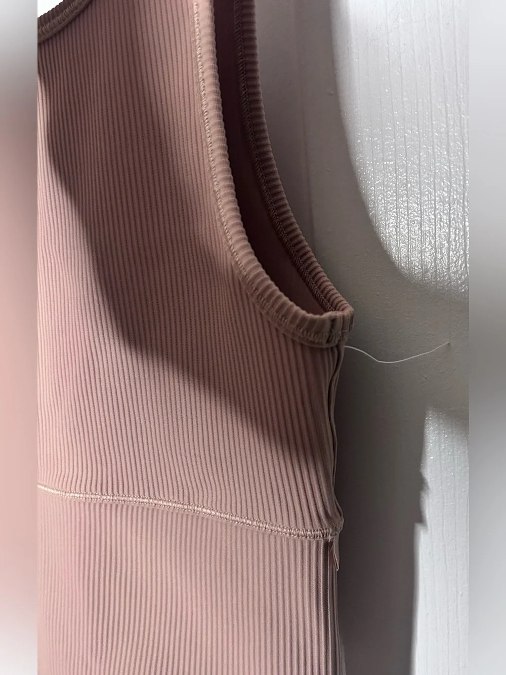 NWOT Lululemon Power Pivot Ribbed Tank Top- Pink Clay/ Size 0